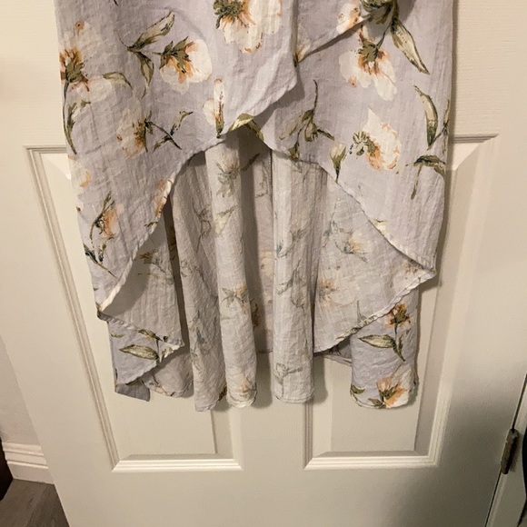 Flowy high low wrap dress - Picture 4 of 5